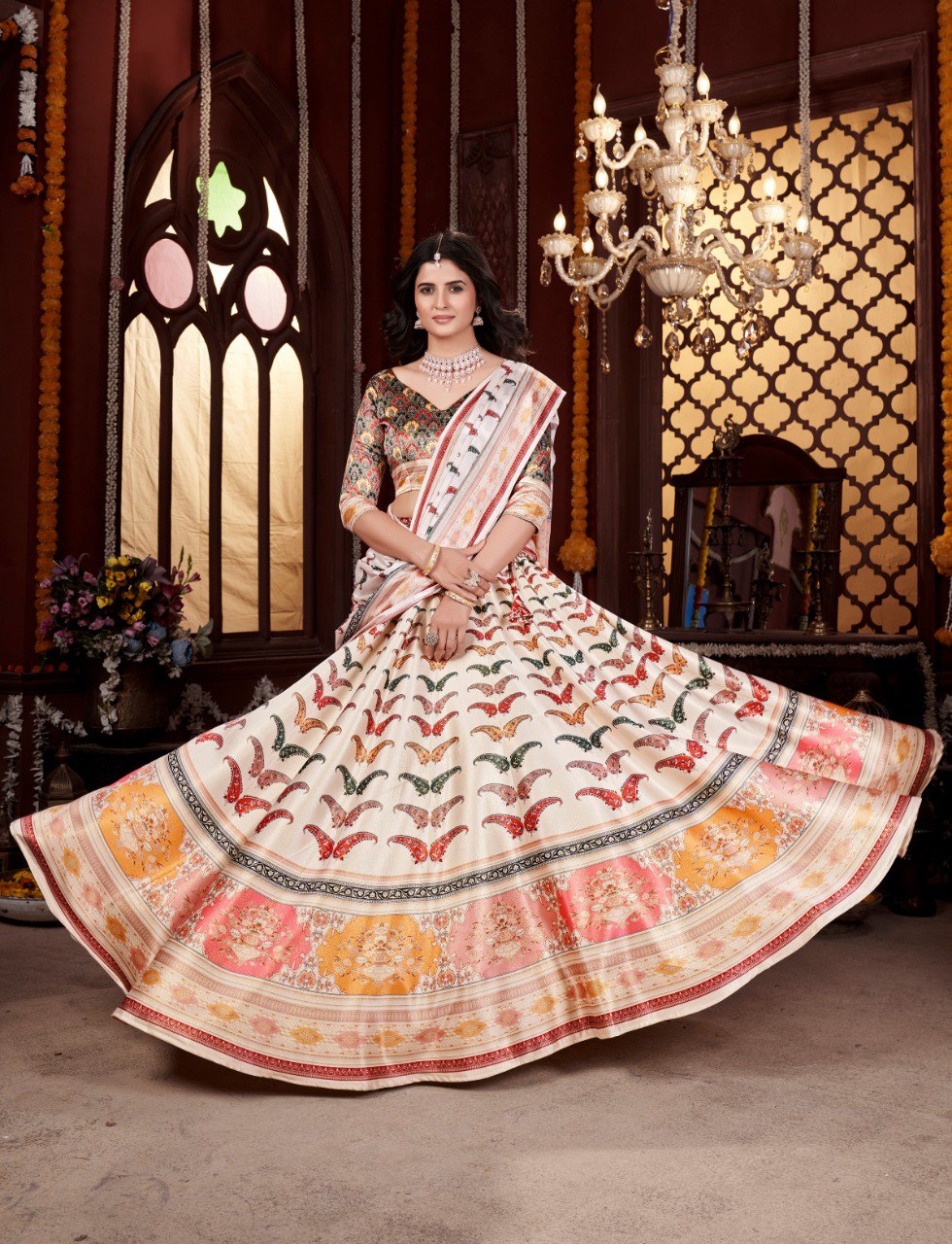 Trending NAVRATRI SPECIAL Bollywood Printed Lehenga Choli ✨ Digital Printed | Party Wear | Side Wear Collection  👑 KING OF QUALITY 👑